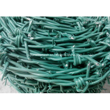 Arame farpado galvanizado / Arame farpado revestido de PVC / Arame de Barbela